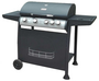Kaasugrilli Black Flame Classic 41L, 4 poltinta + sivukeitin
