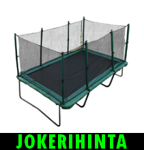Samos Jättitrampoliini 4,58m x 3,05m, 96 jousta - JOKERIHINTA!