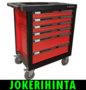 X-Rauta Työkaluvaunu työkaluilla 220-osaa / 3-VUODEN TAKUU! - JOKERIHINTA!
