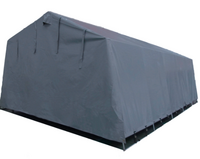 Norwan 3,2m x 6m x 1,9m 500g autoteltta, harmaa