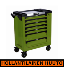 Timco 8 ltk 266-osainen työkaluvaunu autotyökaluilla - HOLLANTILAINEN HUUTOKAUPPA!
