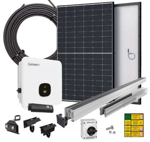 Soletek 3,28 kWp aurinkovoimala lukkoponttikatolle pystyasennukseen, asennusvalmis