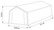 Pressutalli 6,1m x 3m x 2,4m, 195g/m2