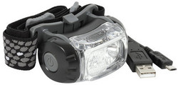 CRX LED otsalamppu 200 lumen, ladattava