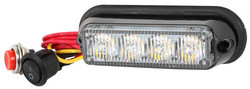 CRX LED Välähdysvalo 114mm, 12/24V