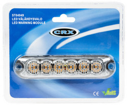 CRX LED Välähdysvalo 130mm, 12/24V