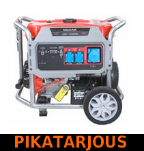 Aggregaatti Ducar DG11050, 8000W, 230V, bensiini - PIKATARJOUS!