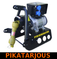 Traktorigeneraattori JDP PTOG 12kW, 230V (sisältää nivelakselin) - PIKATARJOUS!