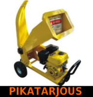 Oksasilppuri Timco 6,5hp, 4-tahti, polttomoottori - PIKATARJOUS!