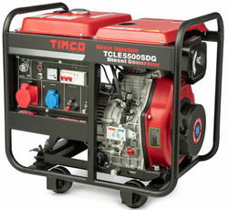 Timco TCLE5500SDG, 5kVA, 230V/400V diesel generaattori
