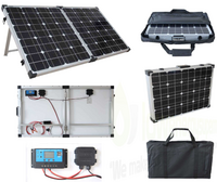 Brightsolar 200W kannettava ja taitettava aurinkopaneeli, sis säätimen - HOLLANTILAINEN HUUTOKAUPPA!