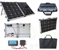 Brightsolar 80W kannettava ja taitettava aurinkopaneeli, sis. säätimen - PIKATARJOUS!