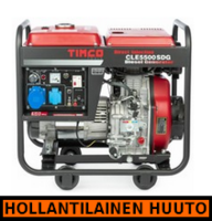 Timco CLE5500SDG, 230V diesel aggregaatti - HOLLANTILAINEN HUUTOKAUPPA!