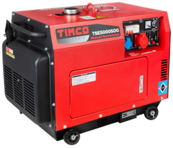 Timco TSE5000SDG, 4,5kVA, 230V/400V diesel generaattori - PIKATARJOUS!