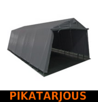Pressutalli Prohall 6m x 3,2m x 2,2m, 500g/m2 - PIKATARJOUS!