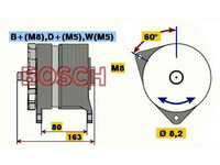Laturi Bosch 0120469032