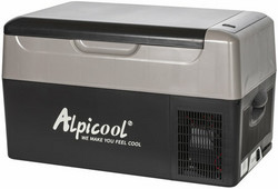 Alpicool matkajääkaappi 22L, 12/24V, musta
