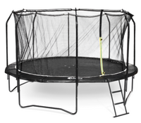 iSport Air Black 4,3m 104 jousta trampoliini turvaverkolla