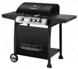 Kaasugrilli Black Flame Classic 31L, 3 poltinta + sivukeitin - PIKATARJOUS!