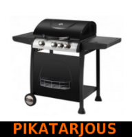Kaasugrilli Black Flame Classic 31L, 3 poltinta + sivukeitin - PIKATARJOUS!