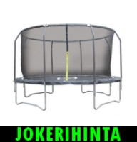 iSport Air Black 4,3m 104 jousta trampoliini turvaverkolla - JOKERIHINTA!