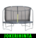 Trampoliini turvaverkolla 4,3m, 96 jousta, i-Sport Air - JOKERIHINTA!