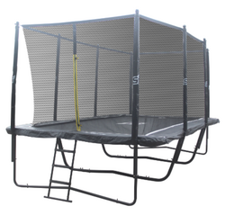 iSport Air Black 5,2 x 3m 120 jousta trampoliini turvaverkolla + tikkaat - PIKATARJOUS!