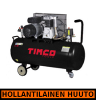 Timco 2,5HP 100L kompressori hihnaveto - HOLLANTILAINEN HUUTOKAUPPA!
