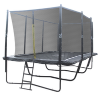 iSport Air Black 5,2 x 3m 120 jousta trampoliini turvaverkolla + tikkaat - HOLLANTILAINEN HUUTOKAUPPA!