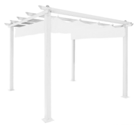 Green Land pergola 300x400cm valkoinen/valkoinen - HOLLANTILAINEN HUUTOKAUPPA!