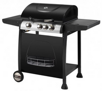 Kaasugrilli Black Flame Classic 31L, 3 poltinta + sivukeitin - HOLLANTILAINEN HUUTOKAUPPA!