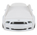 Mebelev Mustang 3D valkoinen lasten autosänky