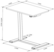Bandago Unit 70x40cm sähköpöytä, tammi