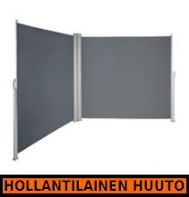 Green Land sivumarkiisi 280G 160x600cm, tummanharmaa - HOLLANTILAINEN HUUTOKAUPPA!