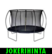 Trampoliinisetti Gymsport Premium Air 4,27m, sis tikkaat, turvaverkko - JOKERIHINTA!