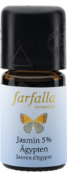 Eteerinen öljy Jasmiini, egyptiläinen 5% (Jasmin Ägypten) 5ml