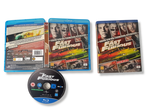 The Fast And The Furious Blu-Ray -elokuva
