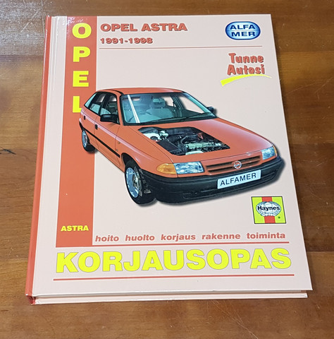 Kirja (Alfamer -korjausopas. Opel Astra 1991 - 1998)