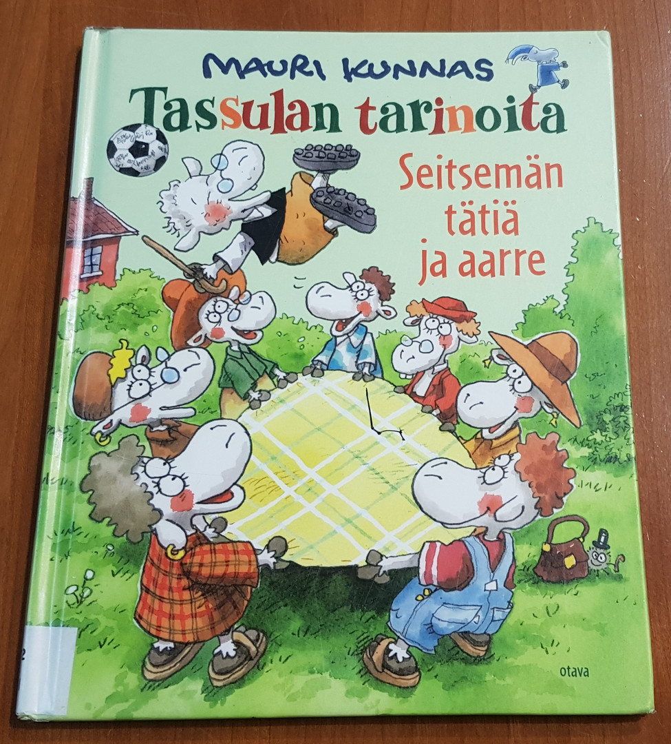 Tassulan tarinoita Seitsemän tätiä ja aarre lastenkirja