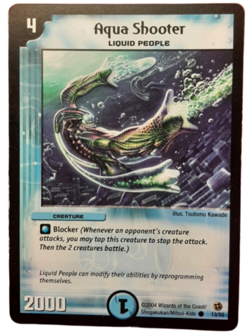 DuelMasters keräilykortti -  Aqua Shooter (Dm-04)