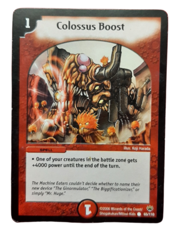 DuelMasters keräilykortti - Colossus Boost (Dm-06)
