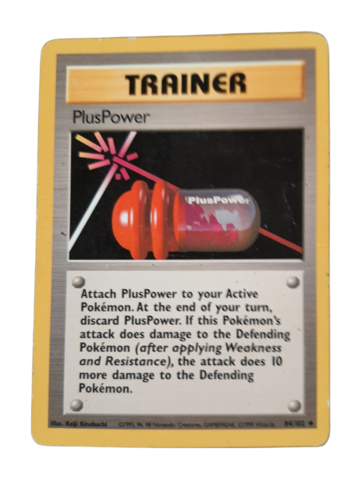 Pokemon kortti PlusPower 84/102 
(Base Set)