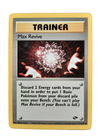 Pokemon kortti Max Revive 117/132  
(Gym Challenge)