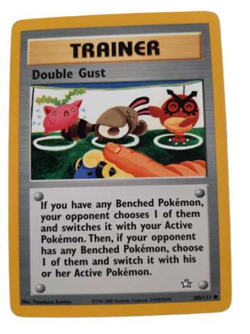 Pokemon kortti Double Gust 100/111 
(Neo Genesis)