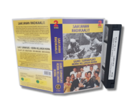 VHS-elokuva (Finnkino 2-VHS : Saatanan radikaalit & Uuno Turhapuro Herra Helsingin Herra) S