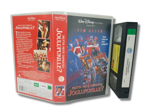 VHS -elokuva (Mutta mitä tapahtui joulupukille) S