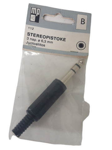 Stereopistoke (3 nap. 6,3 mm. Juotosliitos)
