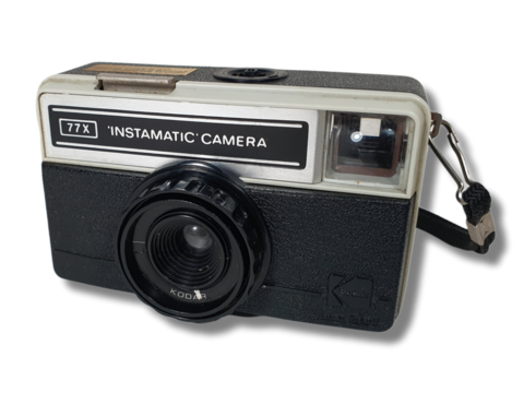 Vintage filmikamera (Kodak 77X 'Instamatic' Camera)