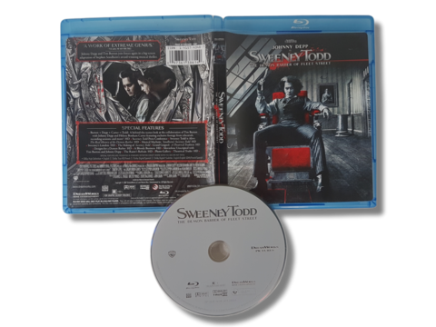 Blu-Ray -elokuva (Sweeney Todd - The Demon Barber Of Fleet Street) K18