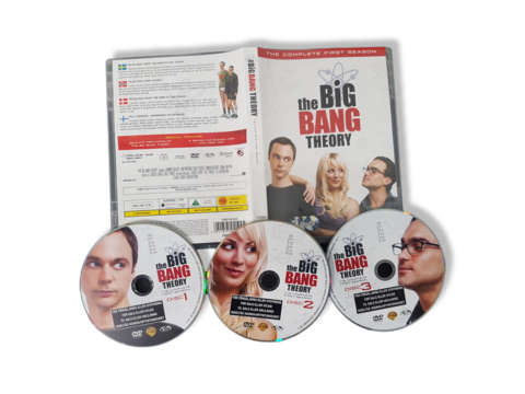 DVD -televisiosarja (The Big Bang Theory - Rillit huurussa - Ensimmäinen tuotantokausi) K12